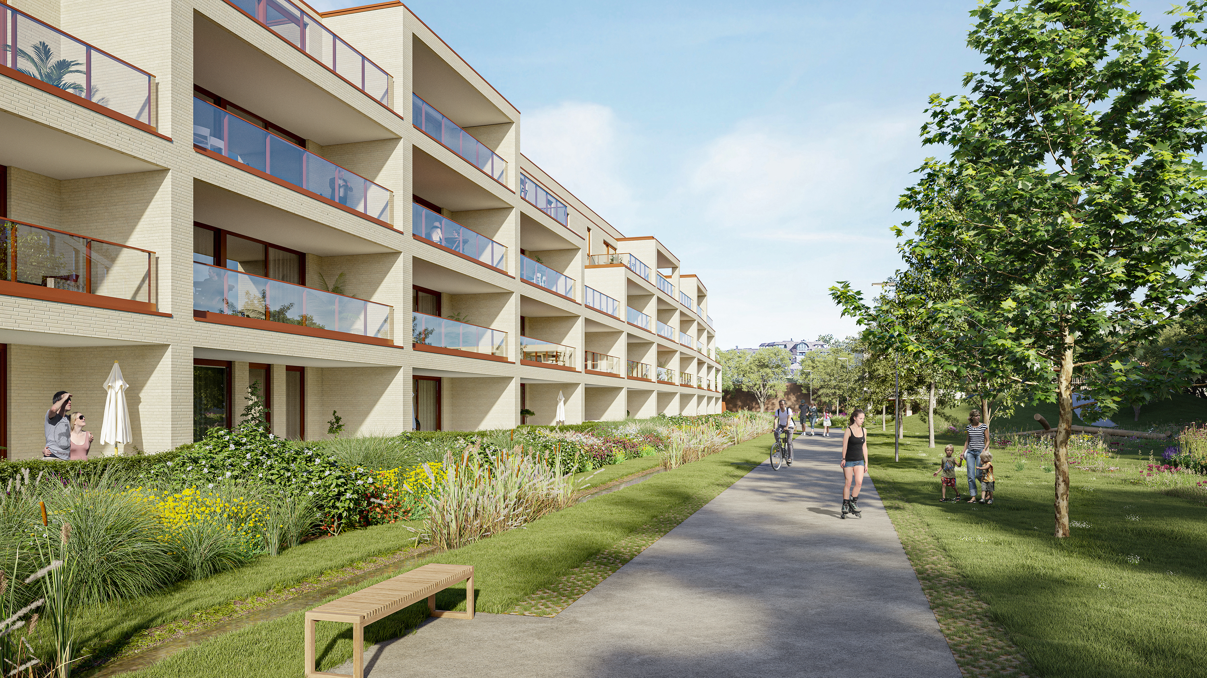 Roeselare West Appartementen Te Koop Ruime Terrassen Groene Omgeving Duurzaam