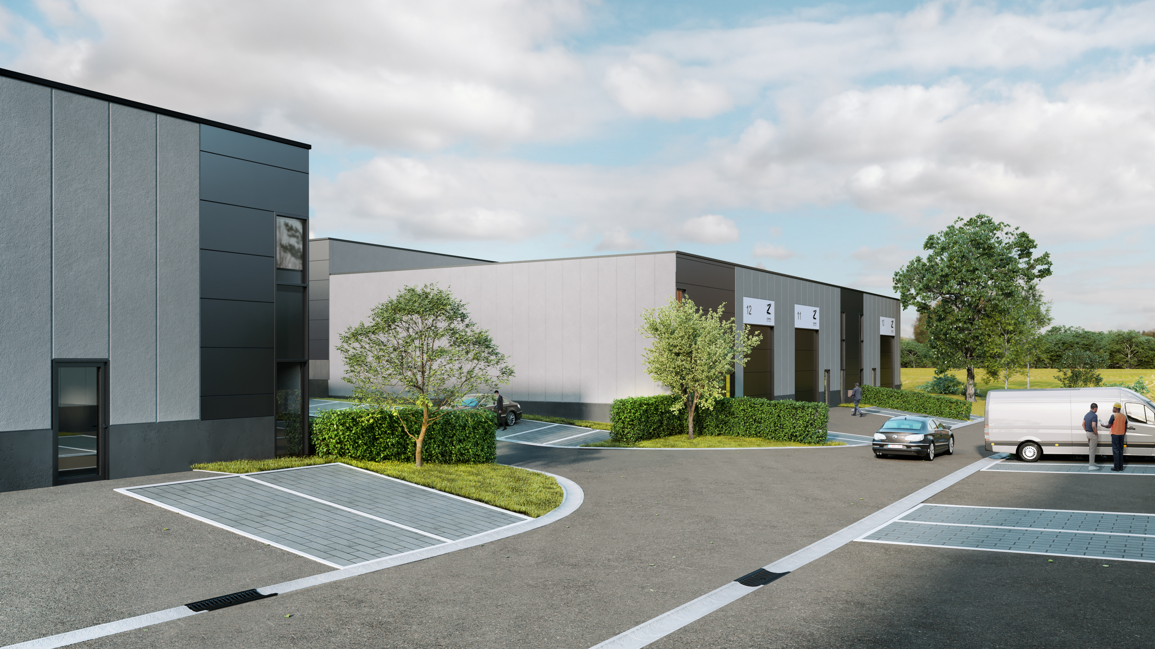 Saint Georges unité PME à vendre Zabra vue coté