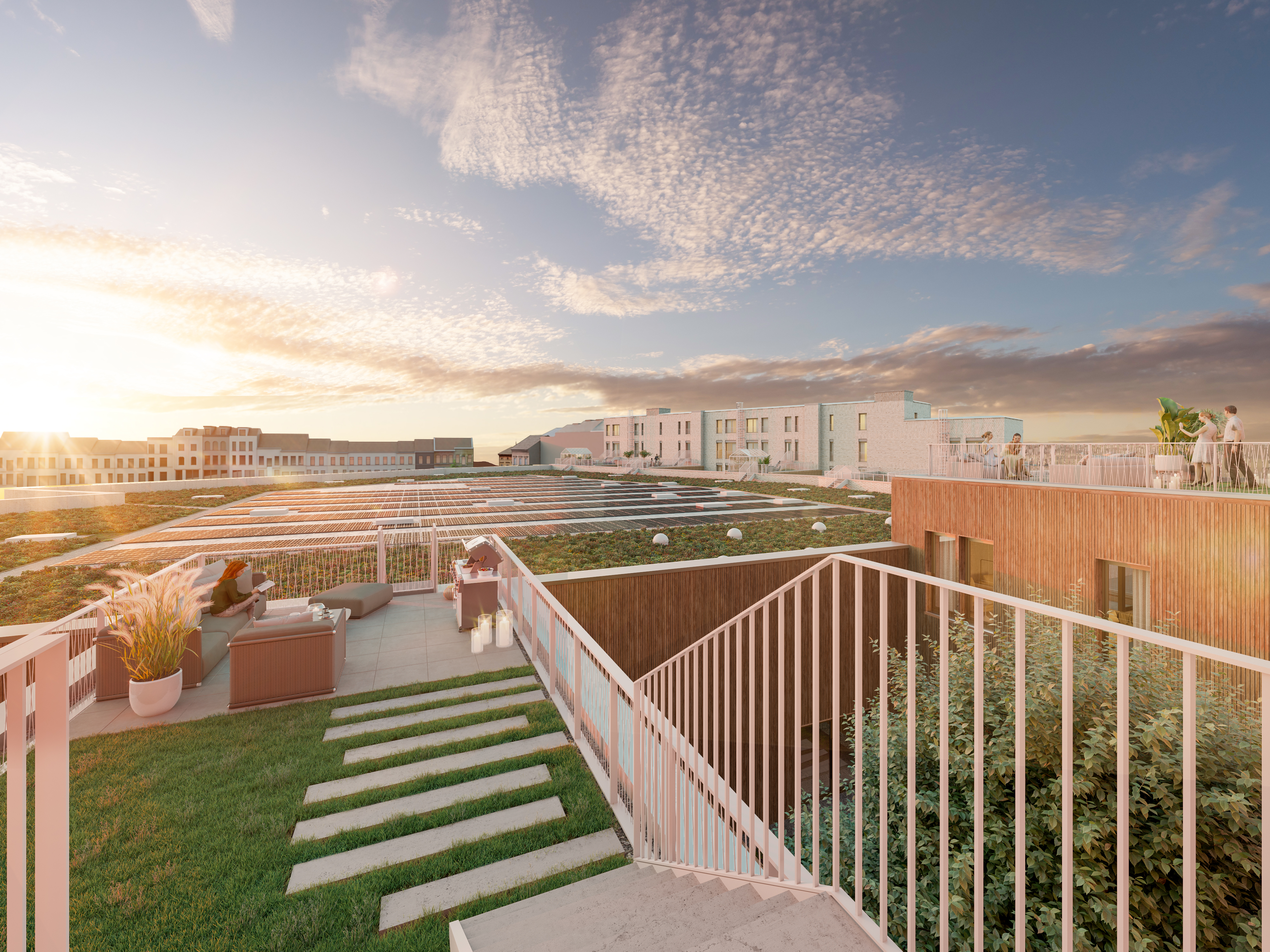 The Mark te koop Antwerpen Daktuin Appartementen Zabra