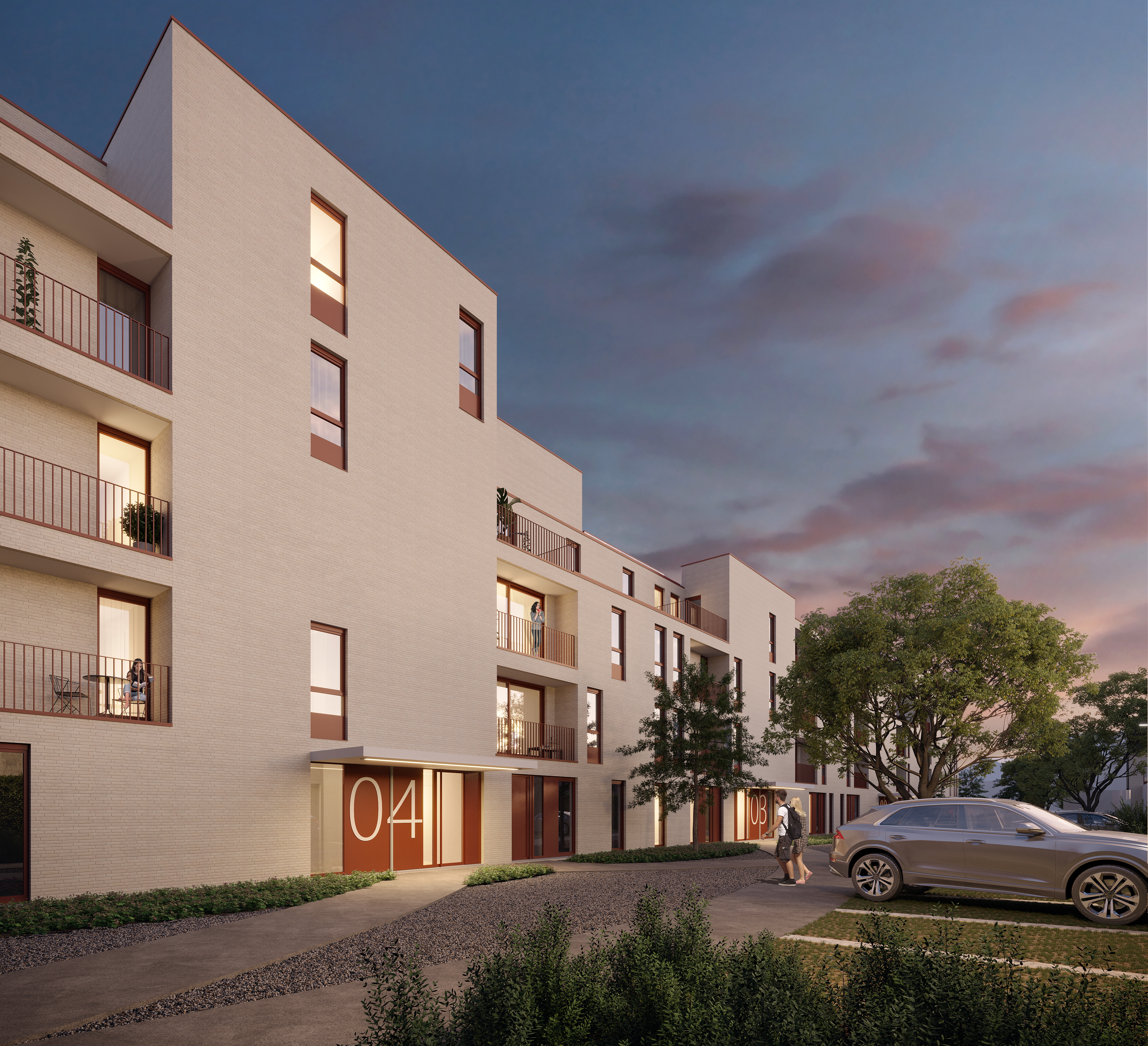 Roeselare West Appartementen Te Koop Ruime Terrassen Groene Omgeving Duurzaam