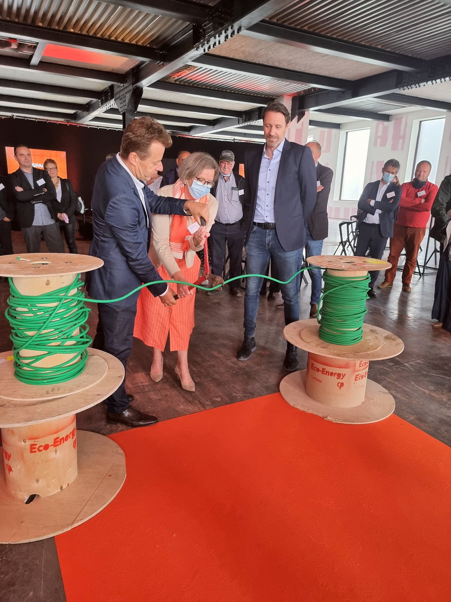 Officiële inhuldiging van project Espace C in Dour