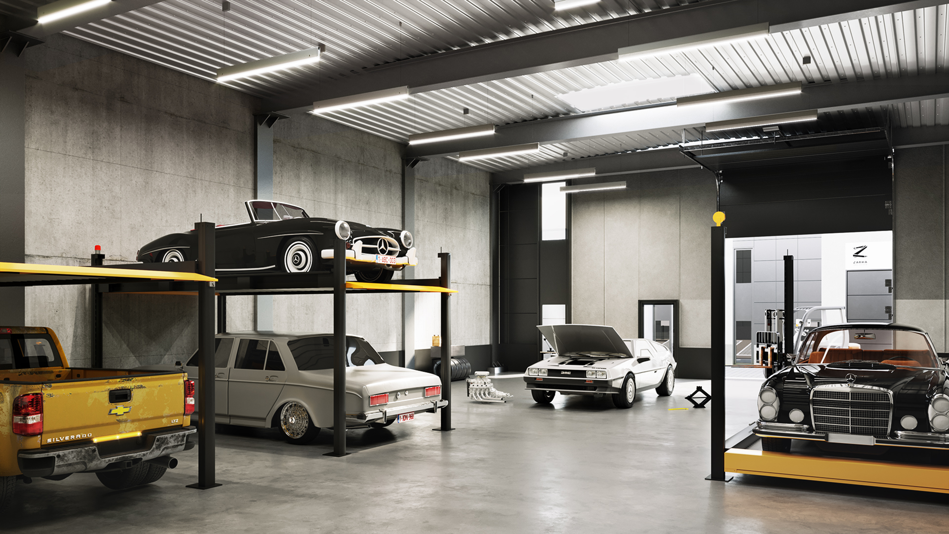 Saint Georges unité PME à vendre Zabra intérieur garage