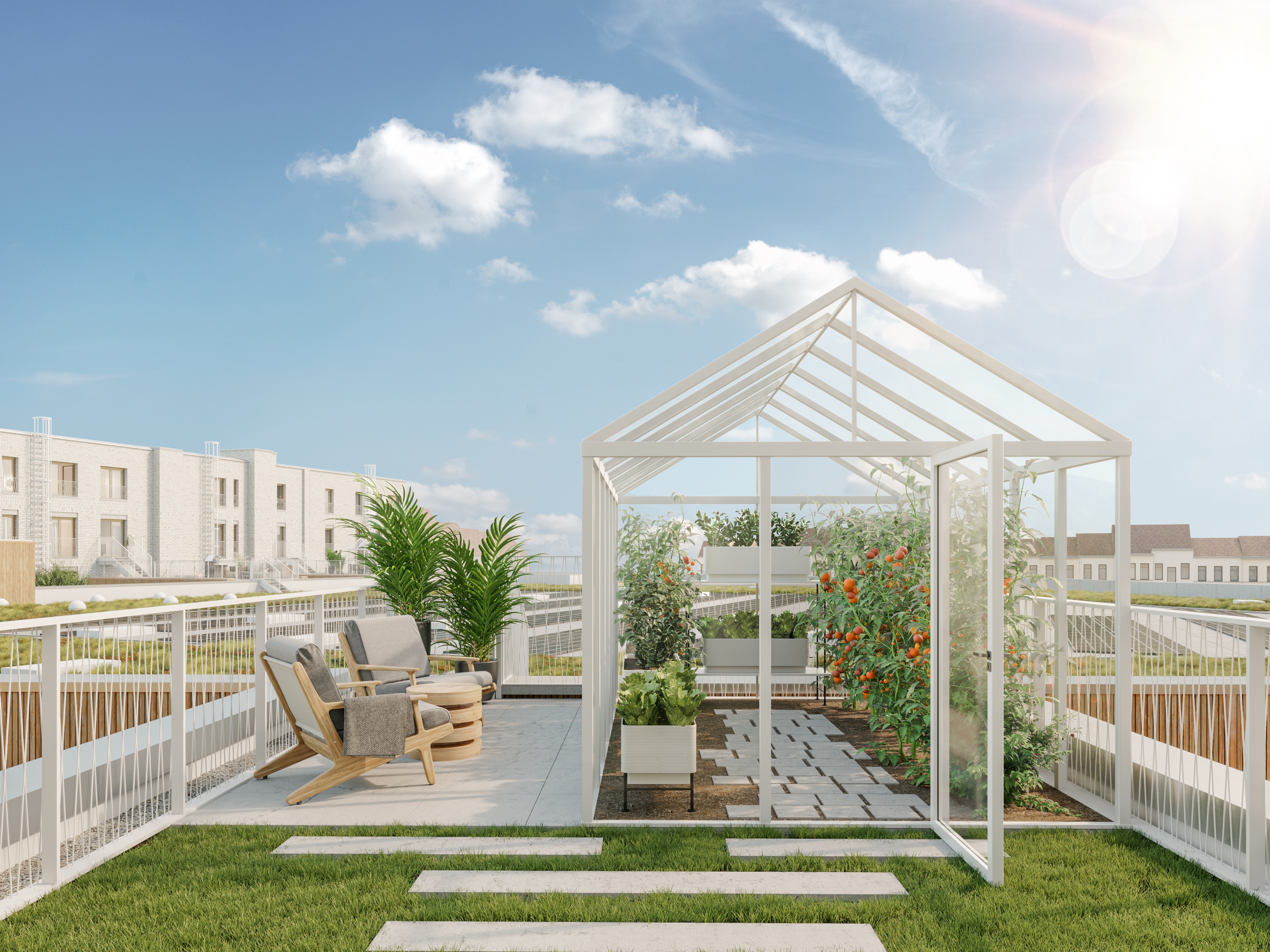 The Mark te koop Appartement met Daktuin Serre Antwerpen