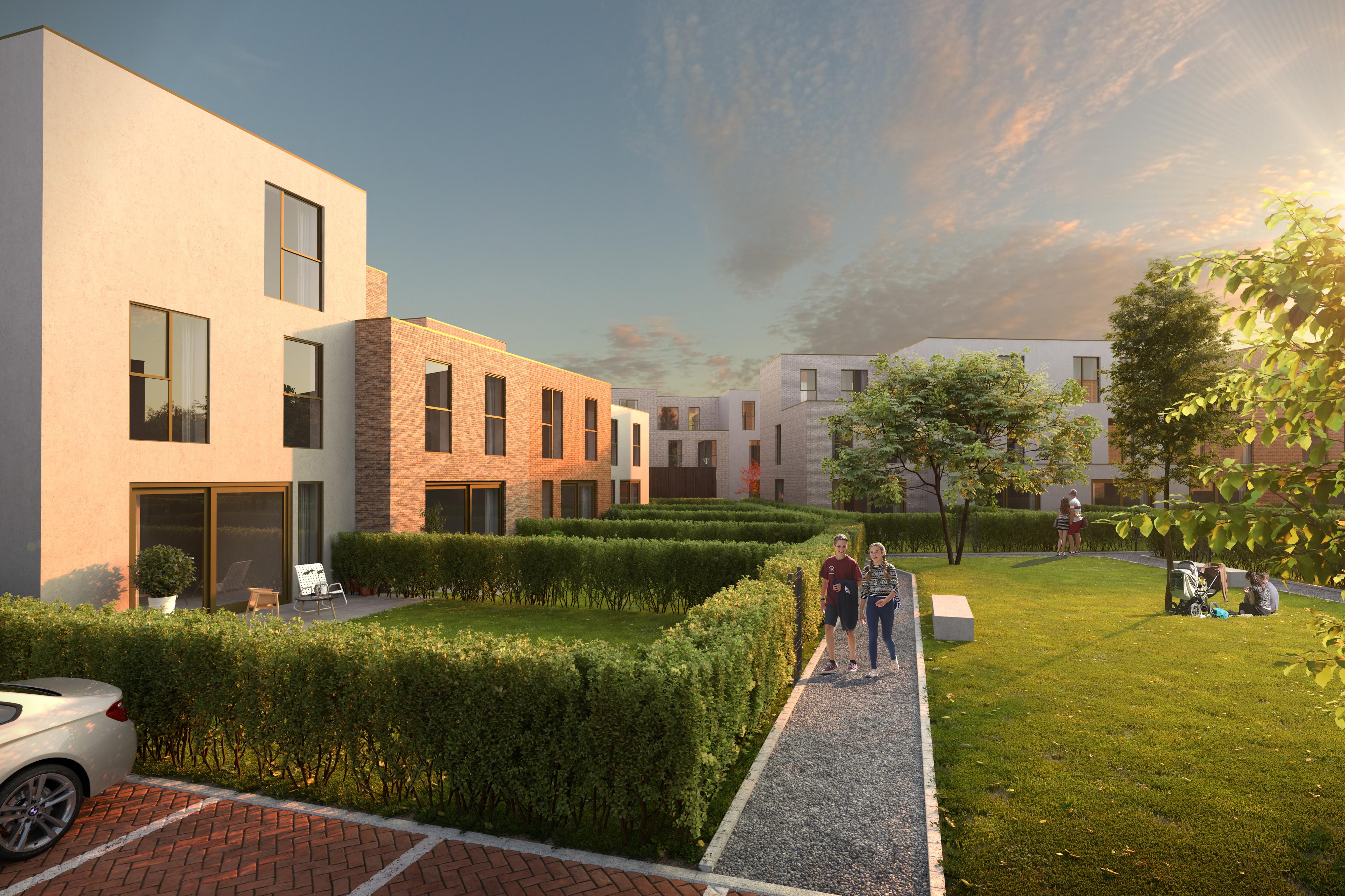 Hof van Gent te koop woningen groenzone Zabra